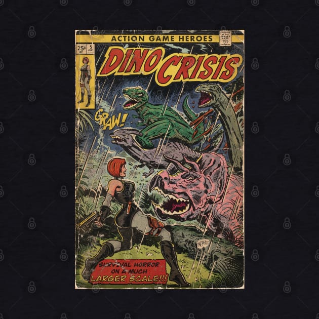 Dino Crisis comic cover fan art by MarkScicluna